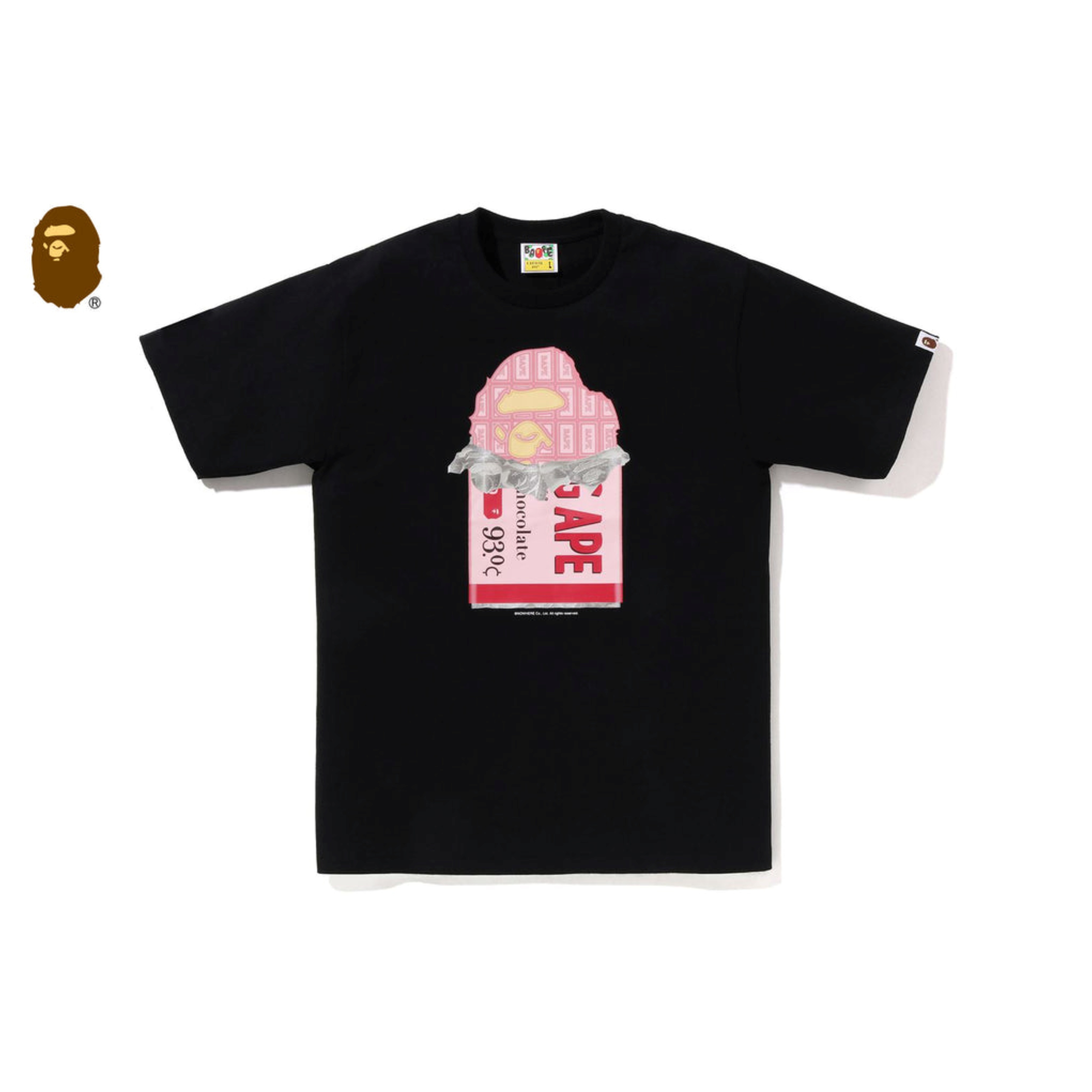 2026SS A BATHING APE BAPE CHOCOLATE BAR APE HEAD TEE 情人節 限定 巧克力咬一口 大頭 短T 現貨 1M20110010