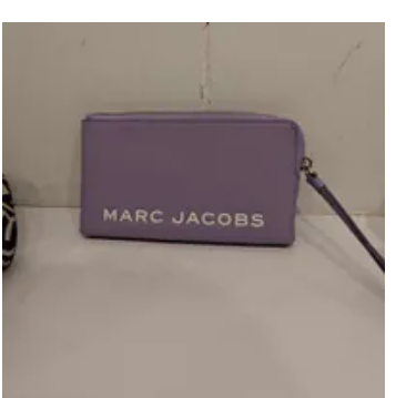 [S] MARC JACOBS LILAC 4R5SCP055S01-533 PEBBLED LEATHER WRISLET, 196611781985 (SMJ642)