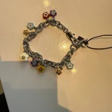 [S] MARC JACOBS SILVER MULTI 2P5JBR001J45-098 THE WILD DAISY CHARM BRACELET, 196611305426 (SMJ643)