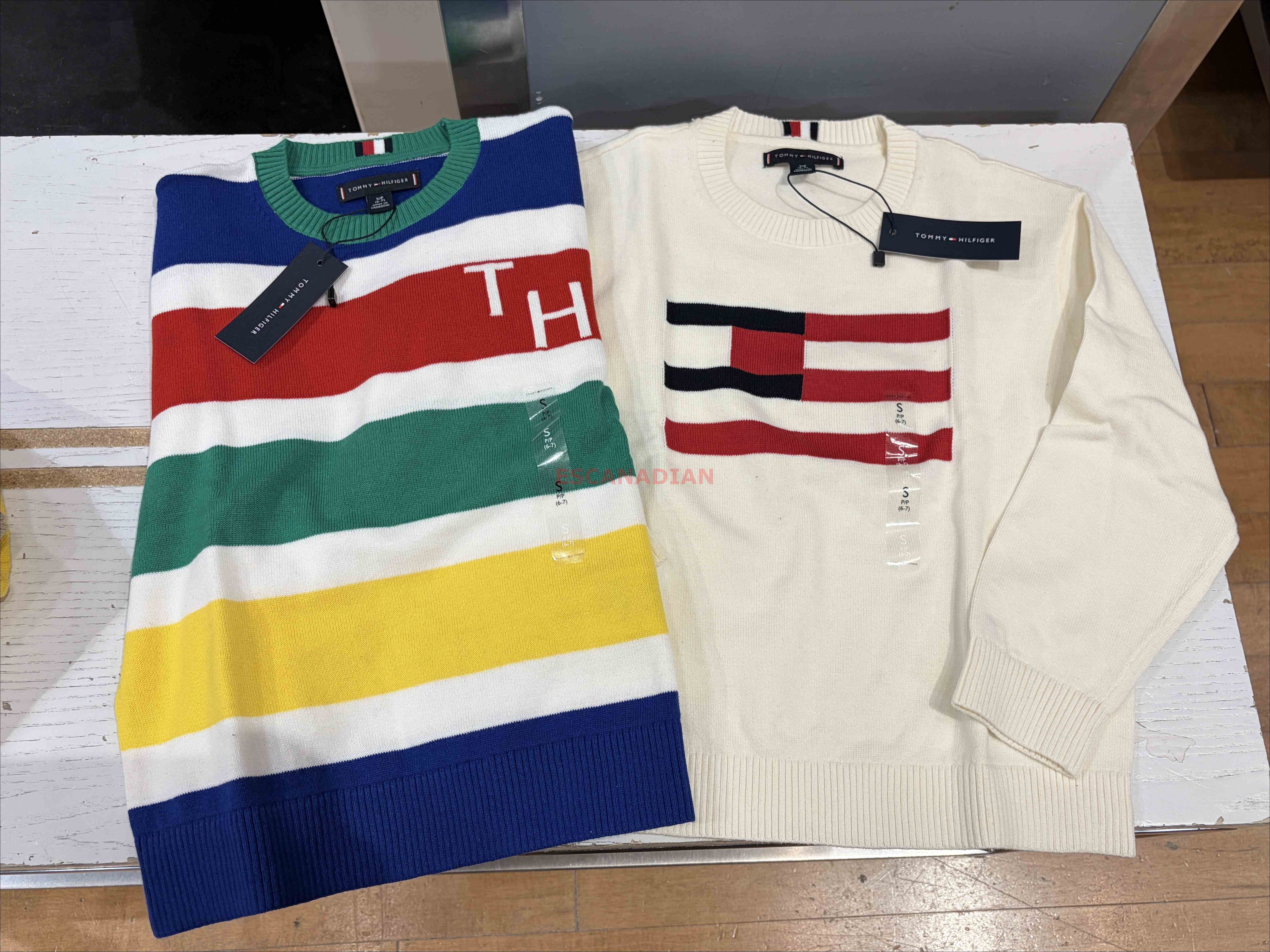 TOMMY 男大童 造型圖案 針織毛衣 (2色)