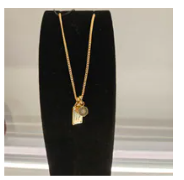 [S] MARC JACOBS GOLD/CRYSTAL 4F5JNC001J09-722 NECKLACE, 196611771719 (SMJ646)