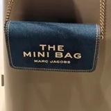 [S] MARC JACOBS DARK WASH 2F4SMN010S03-473 DENIM CHAIN BAG, 196611183383 (SMJ647)