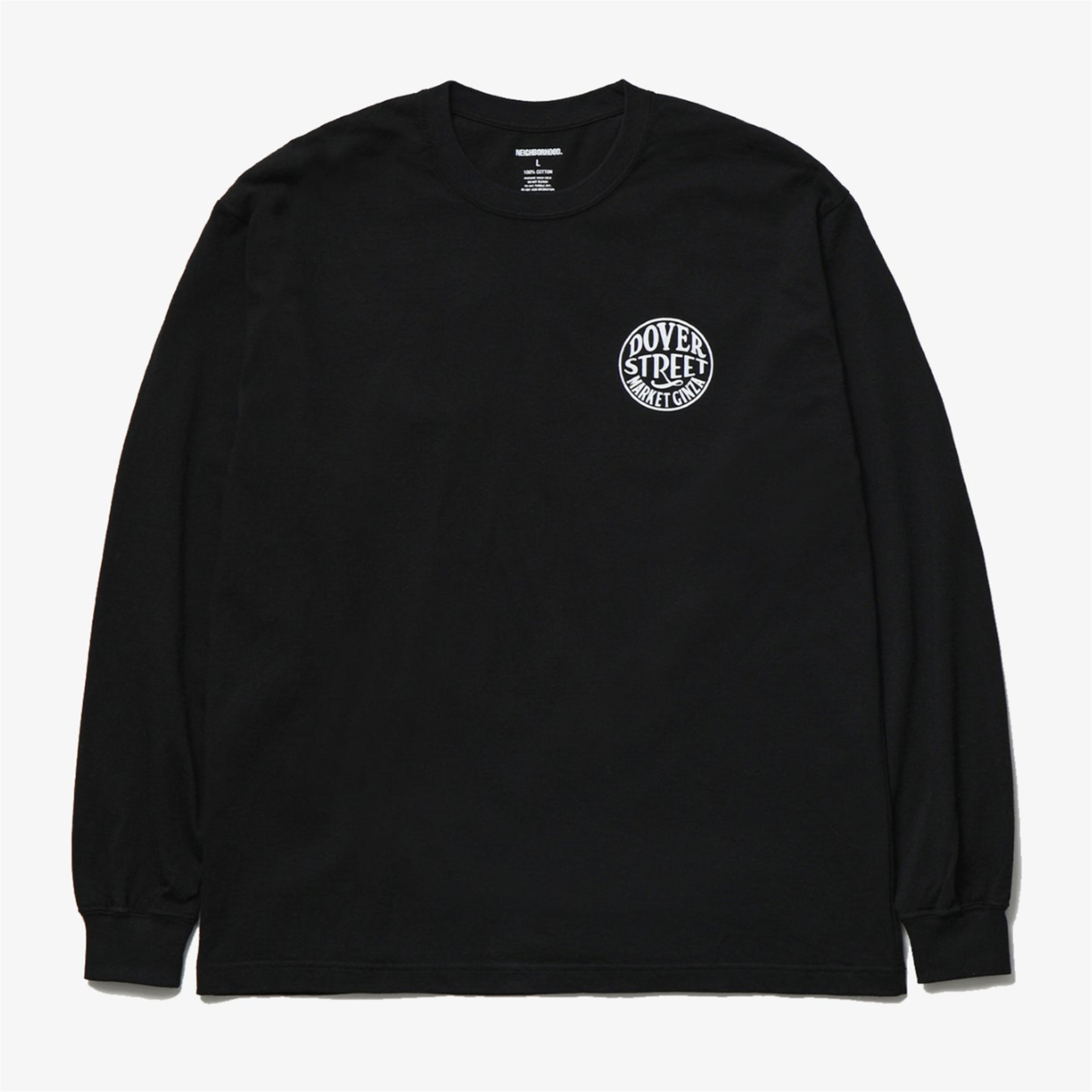 2026SS NEIGHBORHOOD X DOVER STREET MARKET DSMG Long Sleeve T-Shirt 左胸 字體 聯名 長T 現貨 261PCNH-LT01S