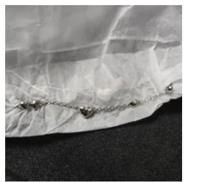 [S] MARC JACOBS LIGHT ANTIQUE SILVER 4R5JBR001J50-029 HEART BRACELET, 196611777018 (SMJ648)