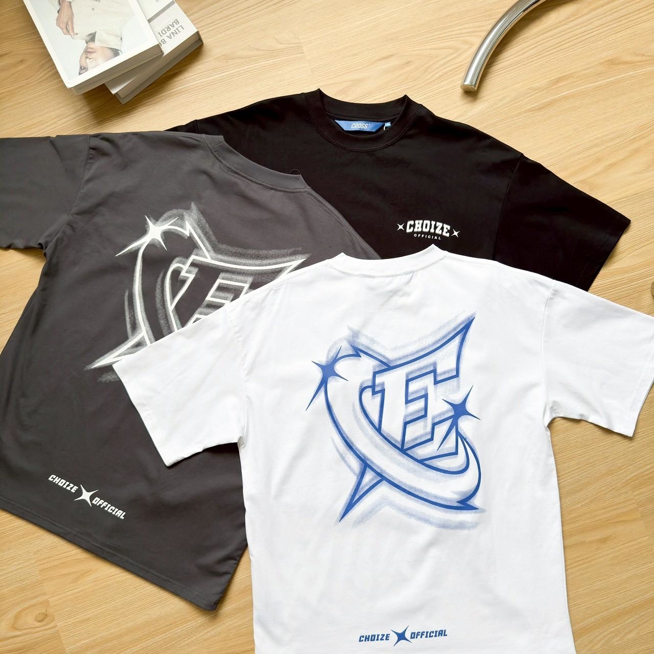 CHOIZE視覺錯位印花短T 80997