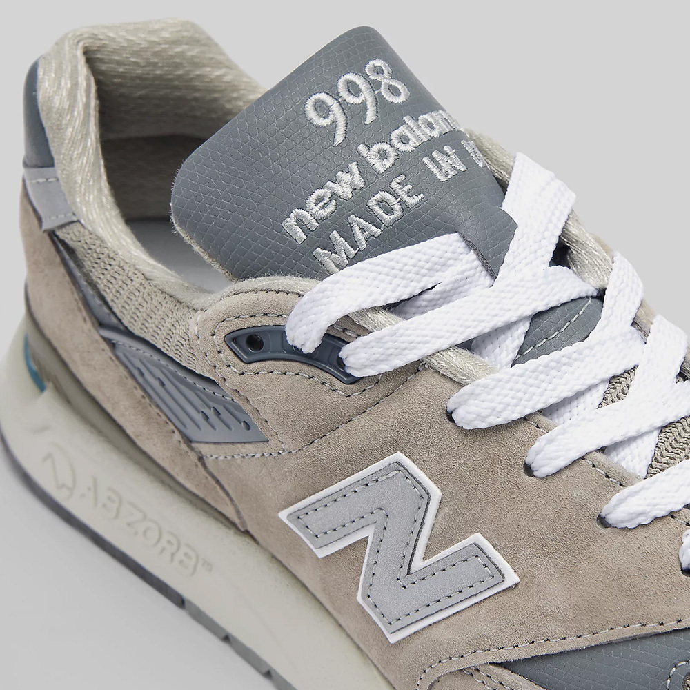 New Balance 998 灰銀 美製 復古 麂皮 休閒鞋 運動鞋 中性鞋 U998GR