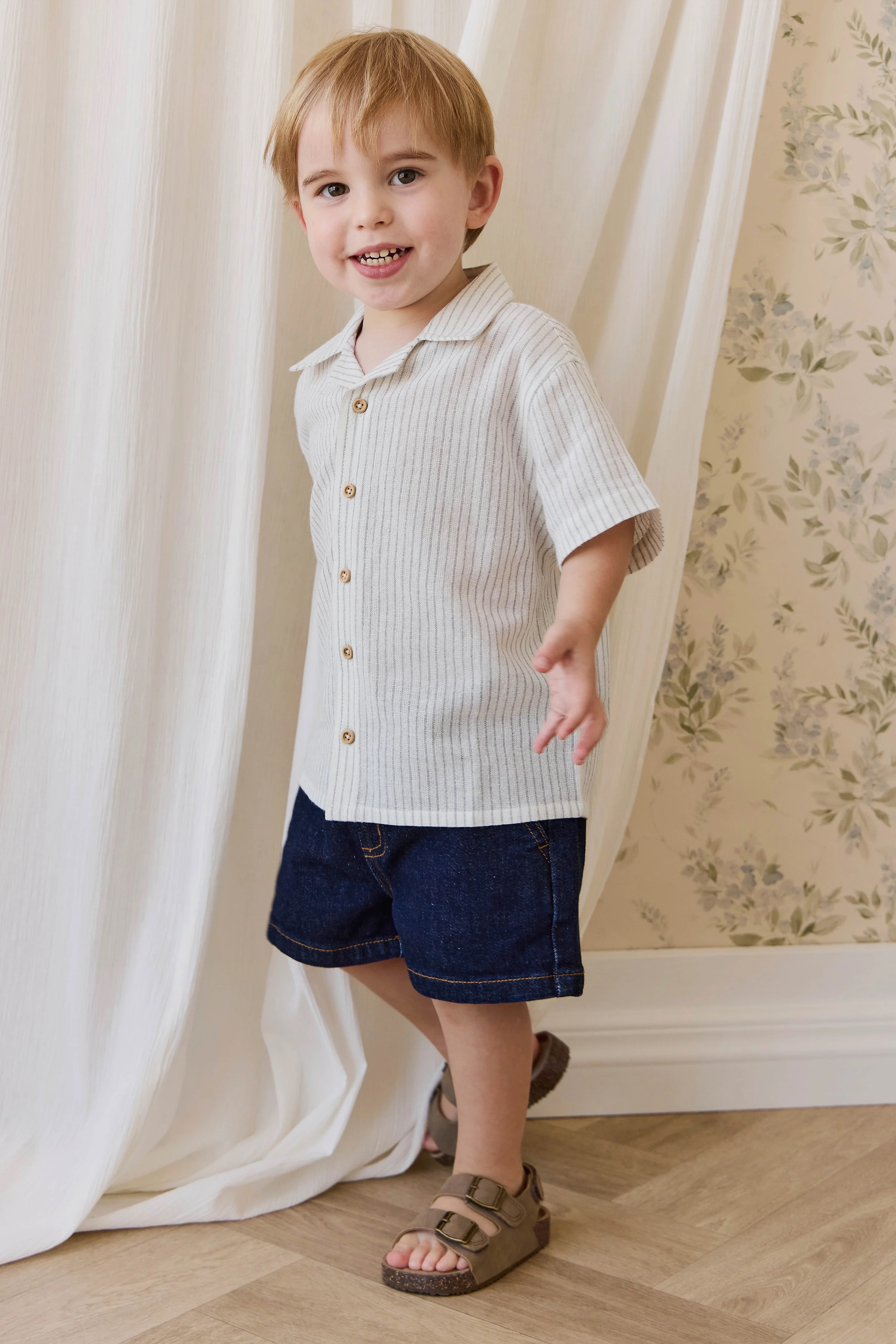 【預購】JAMIE KAY -Reid Denim Short（Mid Indigo Denim）