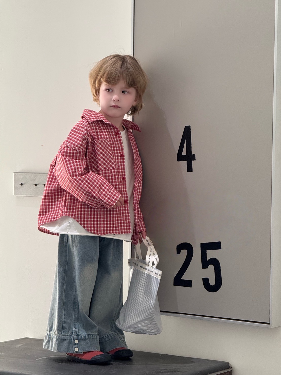 美式紅格子襯衫