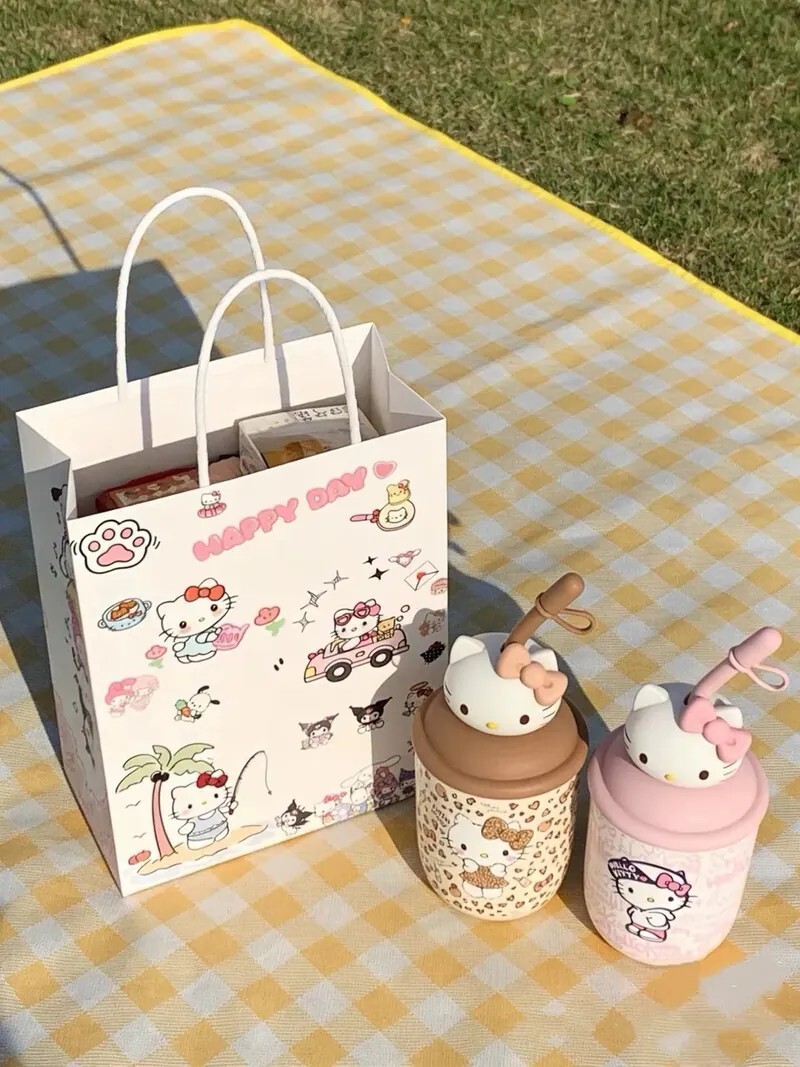 正版授權SANRIO 三麗鷗 聯名款馬克杯 保溫保冷杯 吸管杯 380ml