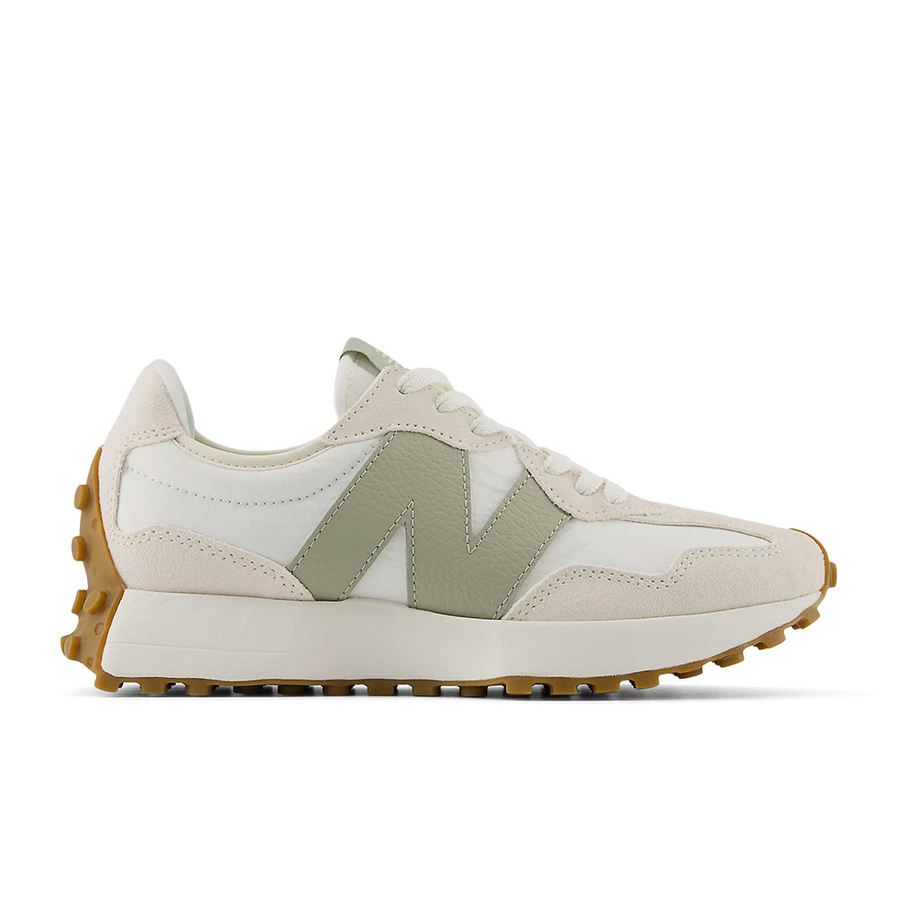 W New Balance 327 米白綠拼接 復古 麂皮 拚色 大N標 休閒鞋 運動鞋 女鞋 WS327FTB