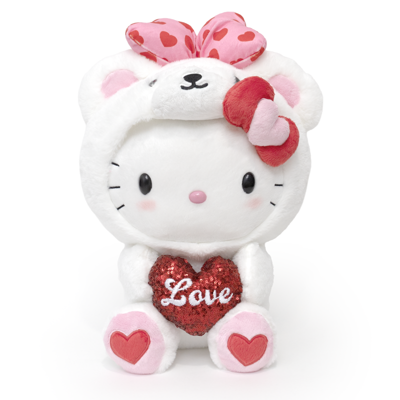 美版 Sanrio 熊仔抱心造型 - 15"公仔