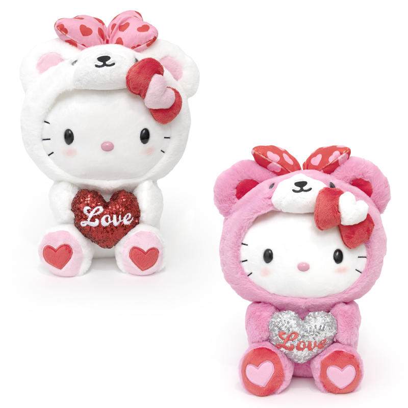 美版 Sanrio 熊仔抱心造型 - 15"公仔