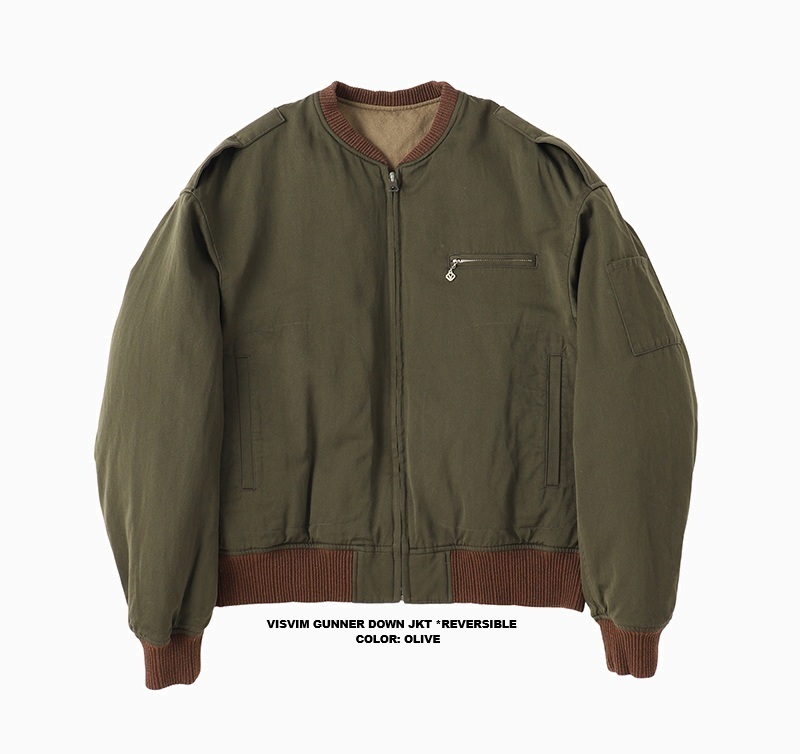 VISVIM GUNNER DOWN JKT (REVERSIBLE) - PRE ORDER ITEM (預訂中)
