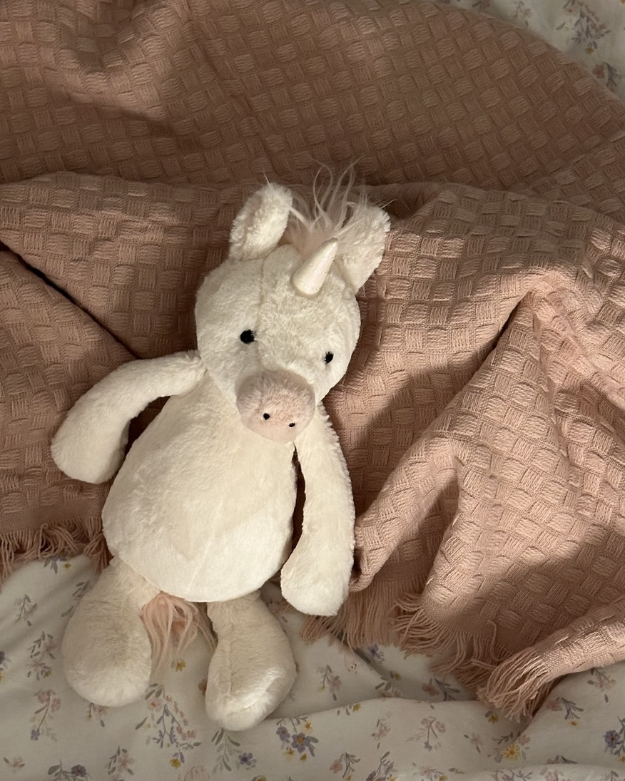 JELLYCAT 神話動物系列 害羞獨角獸 米白色 娃娃 毛絨 玩偶 23cm