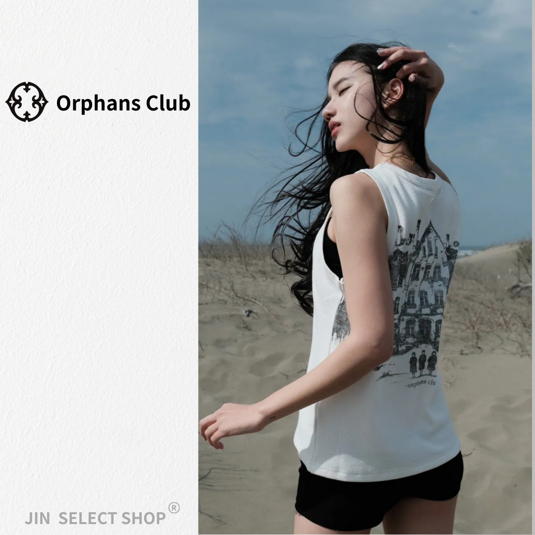 Orphans Club 華夫格大房子Logo背心 Waffle “Orphan House” Tank Top