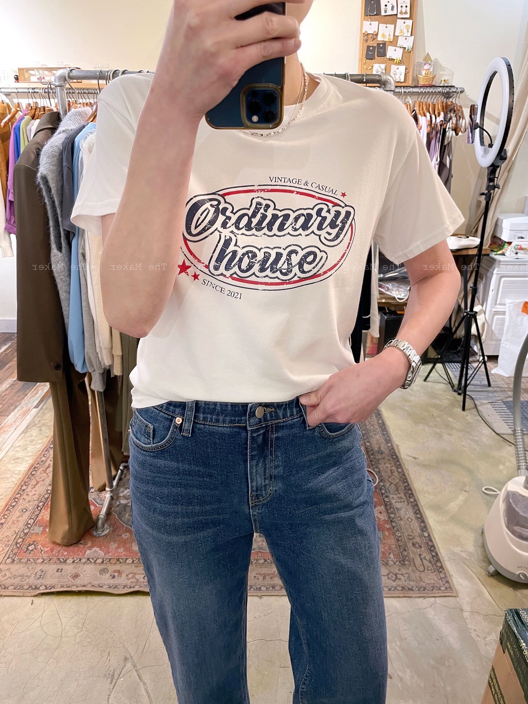 🐽 美式vintage 柔滑Tee 🐽️