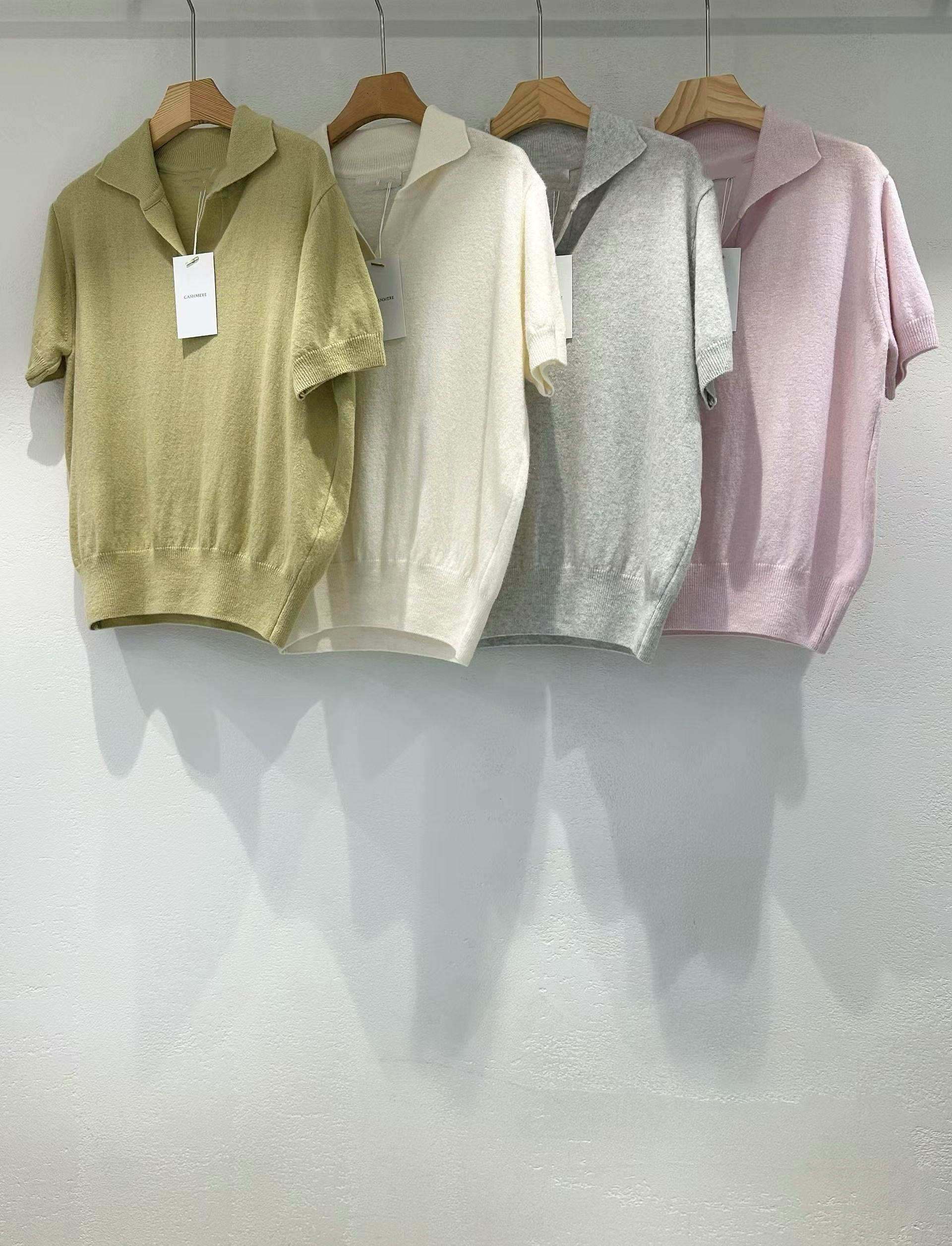 🎠 薄Cashmere Polo領針織Top 🎠