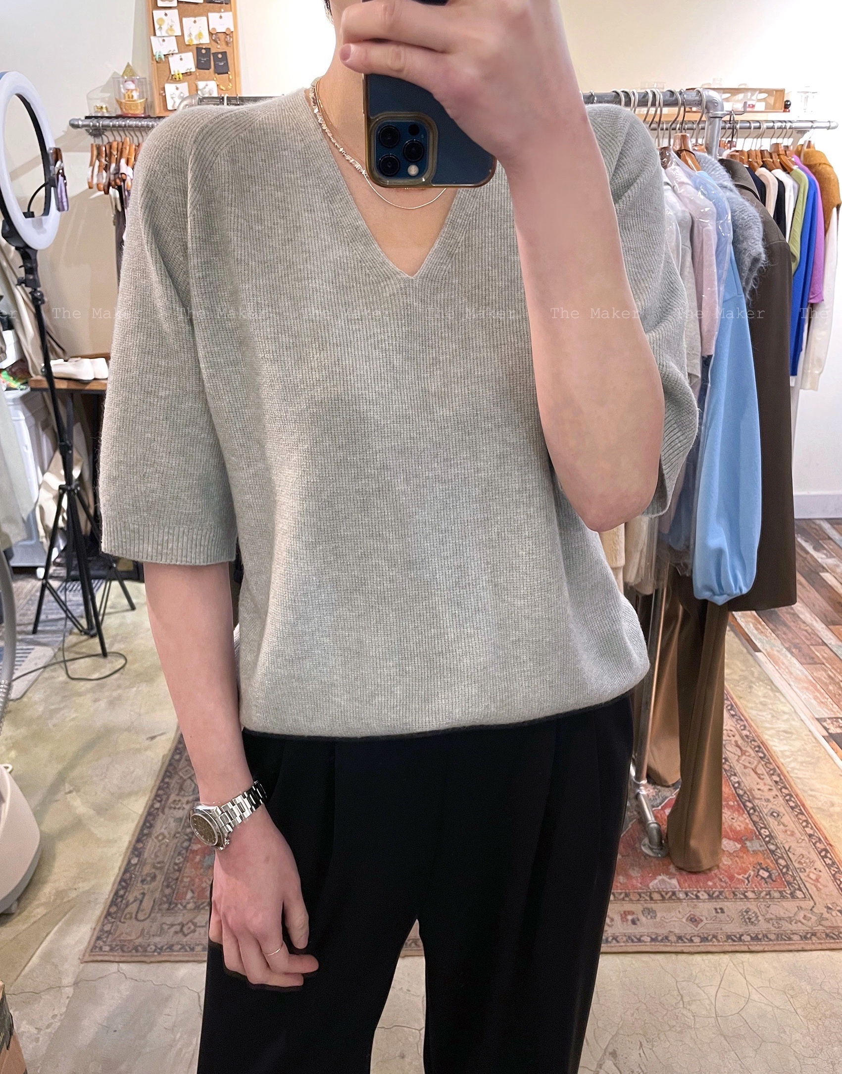 🩵 親膚輕盈Cashmere Top 🩵