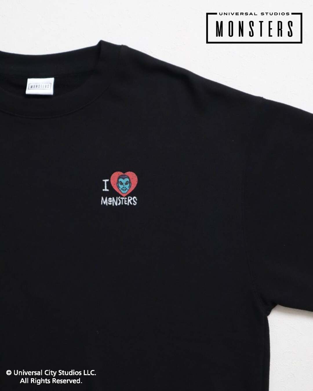 【UNIVERSAL MONSTERS】德古拉伯爵插畫大學TEE