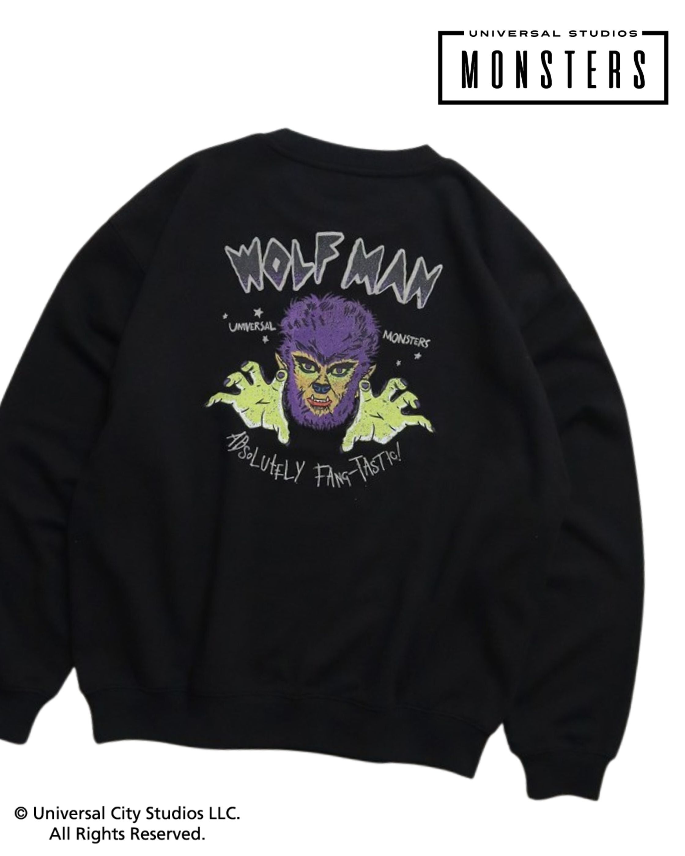 【UNIVERSAL MONSTERS】狼人插畫大學TEE