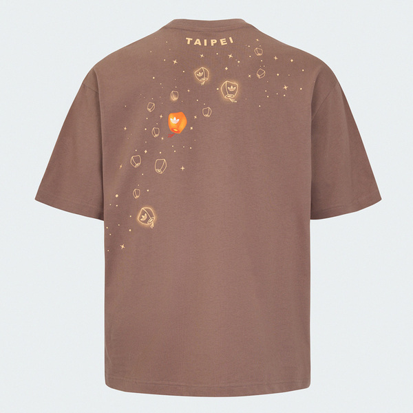 Adidas 愛迪達 Taipei Tee Ss KZ0534 男 T恤 運動上衣 休閒短袖 城市限定 棕 橘 亞版
