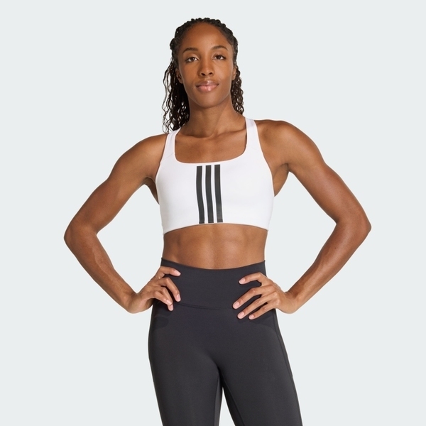 Adidas 愛迪達 Opt 3s Ms Bra KA0103 女 運動內衣 白 黑 亞版