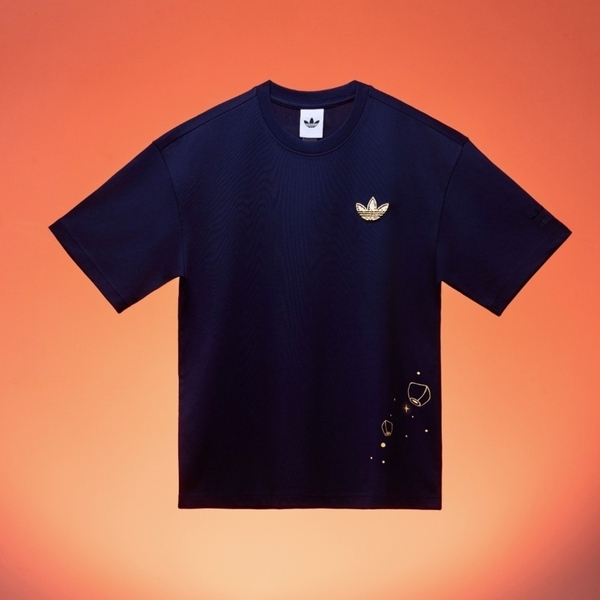 Adidas 愛迪達 Taipei Tee SS KZ0530男 T恤 運動上衣 休閒短袖 城市限定 深藍 橘 亞版