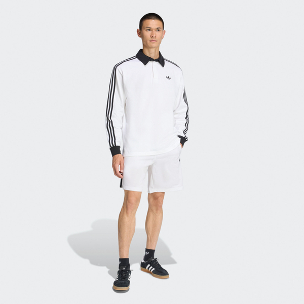 Adidas 愛迪達 3s Pl KE3575 男 Polo衫 運動上衣 休閒長袖 白 黑 亞版