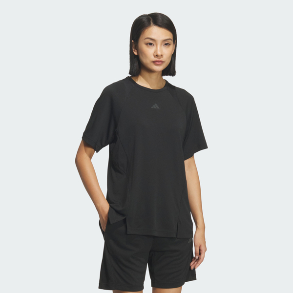 Adidas 愛迪達 Tr Es+ Col Tee KE9111 女 T恤 運動上衣 休閒短袖 黑 亞版