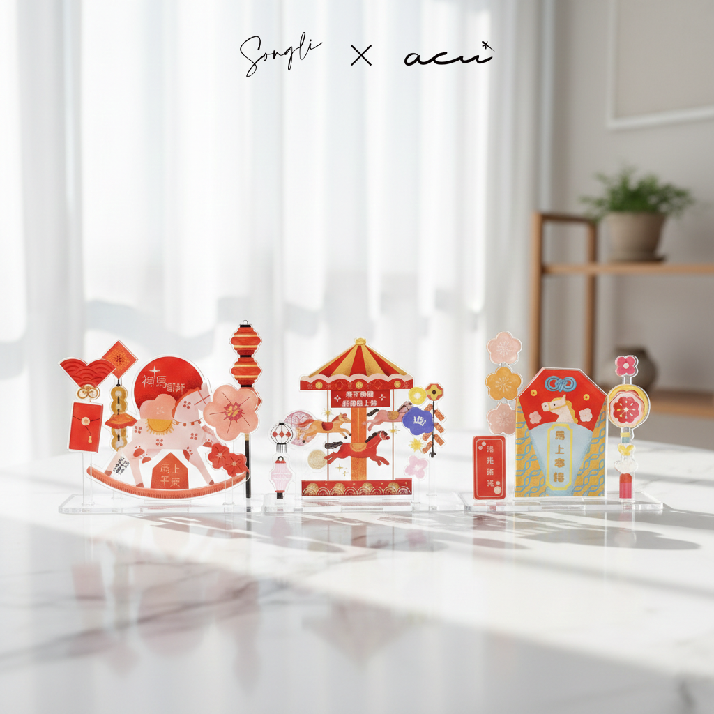 Astrid阿脆 馬上祝福 創意壓克力立牌擺件