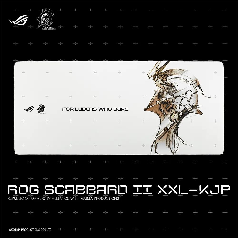 ASUS ROG 華碩 SCABBARD II-KJP小島秀夫聯名款 電競滑鼠墊