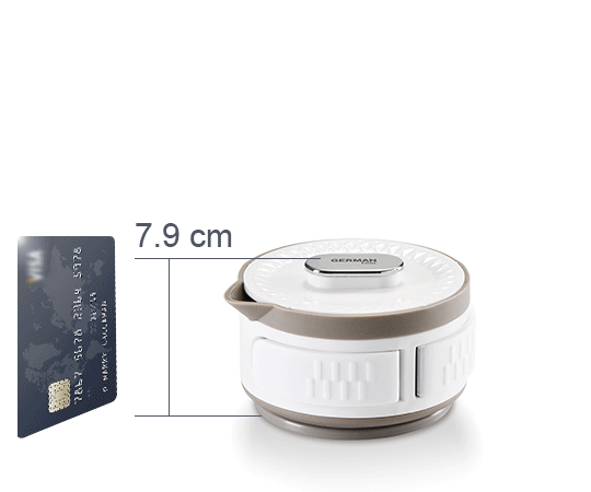 摺疊式旅行電熱水壺收納與使用狀態