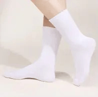 Doobalro｜韓國製Deluxe舒適百搭女生中筒襪10對入 - 豎紋 [7 colors]