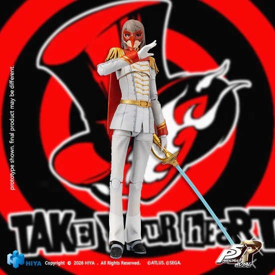 27年Q1 HIYA 1/12 可動 EBP0379 女神異聞錄5 明智吾郎 烏鴉Crow