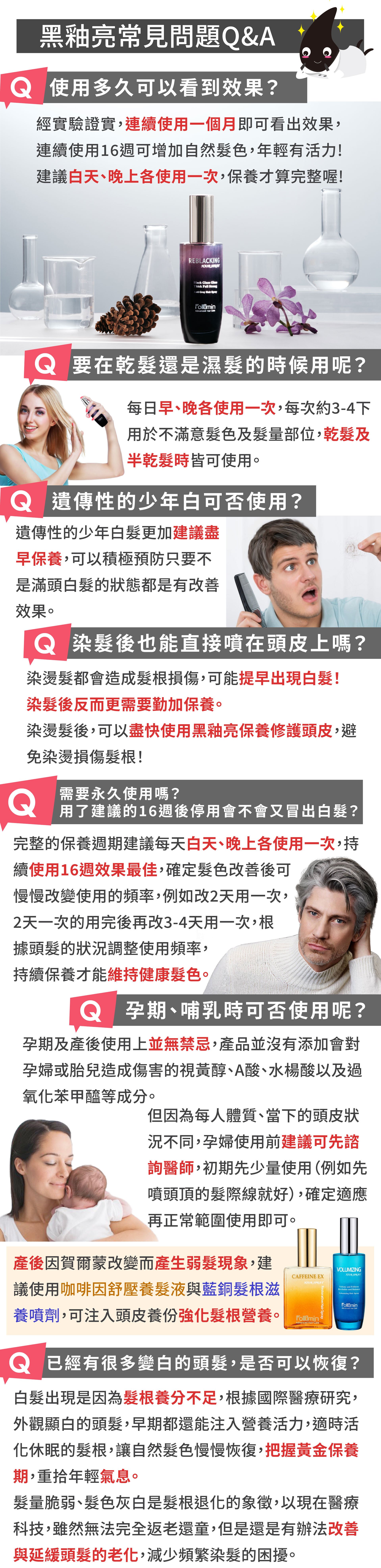 髮利明黑釉亮FAQ常見問題QA