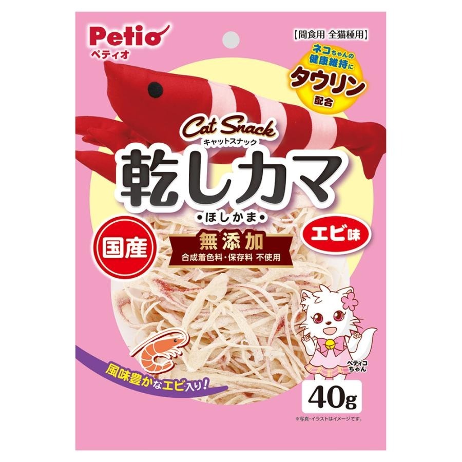 Petio 貓小食．蝦仁味魚絲40g