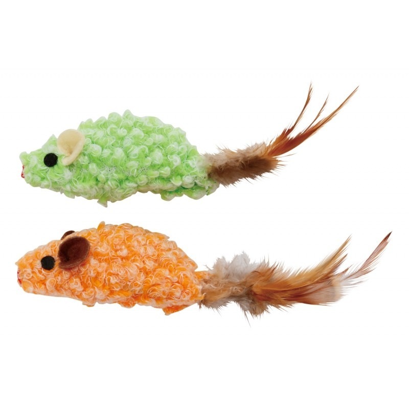 Petio 貓玩具．毛絨老鼠