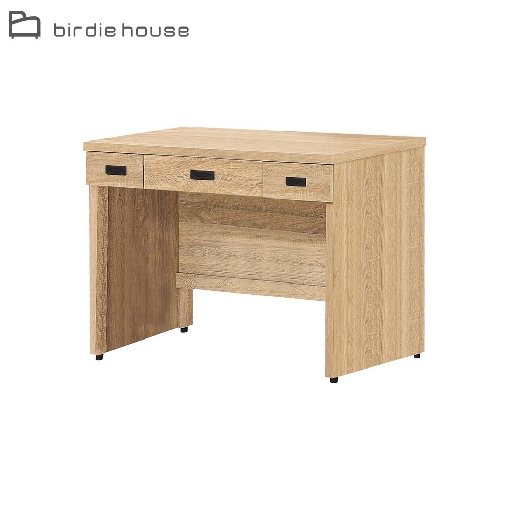 柏蒂家居-班特利4尺簡約三抽書桌/工作桌