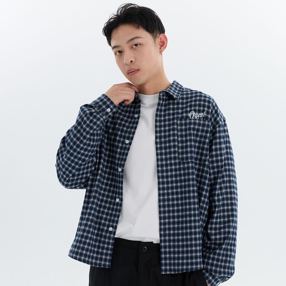 【車庫服飾】QUEST PLAID LS SHIRT
