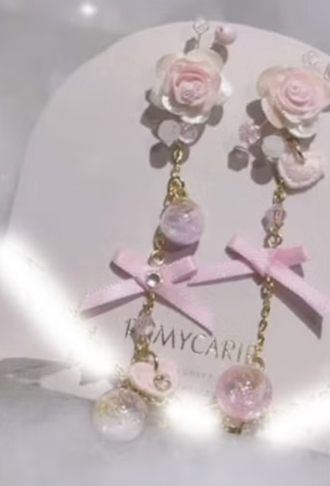 TM Rose 2-way耳環 2