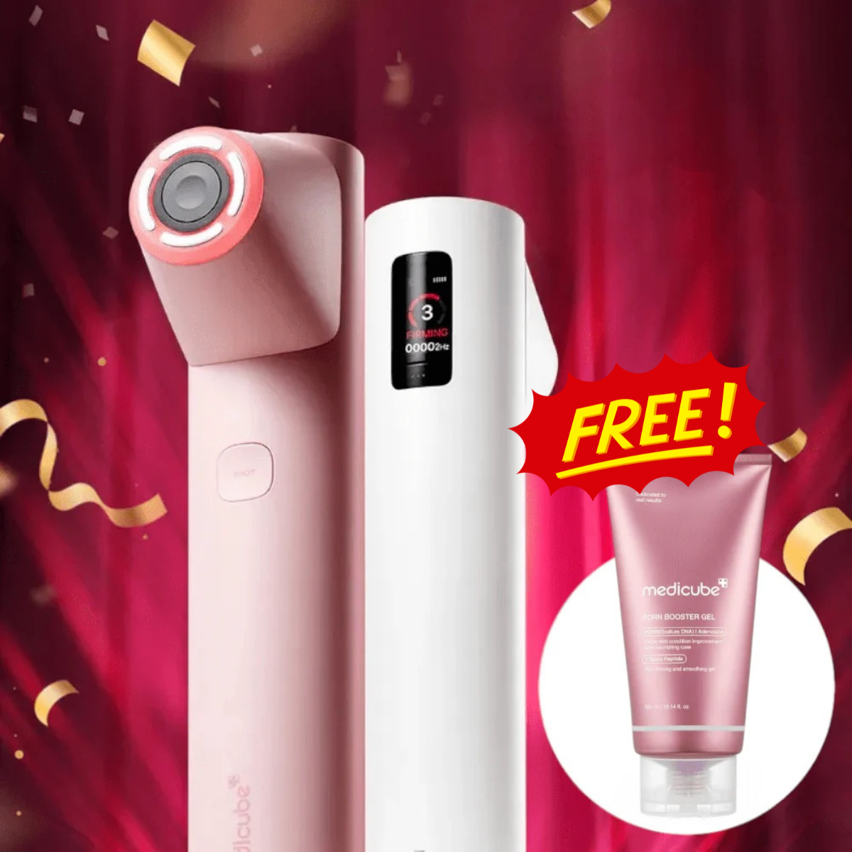 Medicube AGE-R High Focus Shot Plus 超聲波美容儀(1年保養)送導入GEL