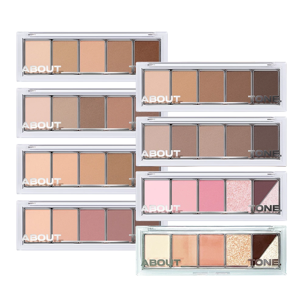 【About tone】返璞歸真5色眼影盤