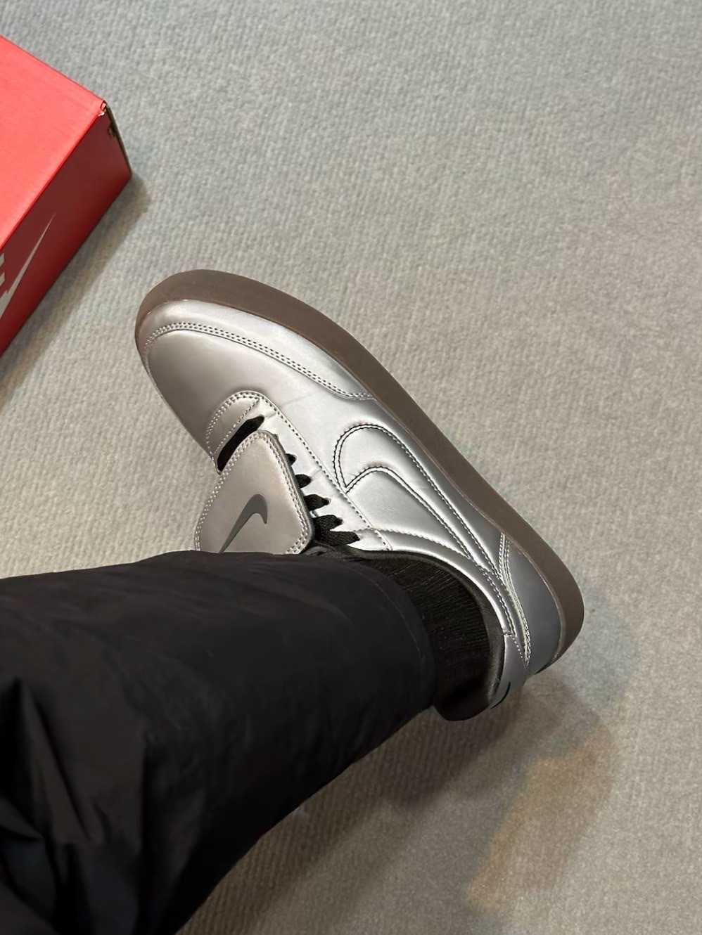 NIKE KILLSHOT 2 TIEMPO 金屬冷灰 翻蓋鞋舌