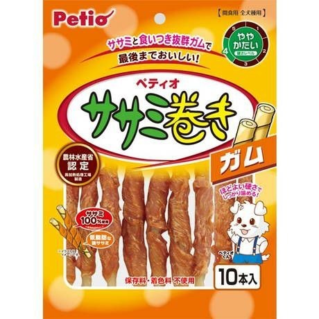 Petio 狗小食 雞肉卷 10枚入