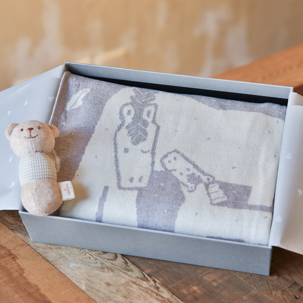 Mon Bonbon 迎光馬年毯安撫禮盒(含客製化姓名刺繡)