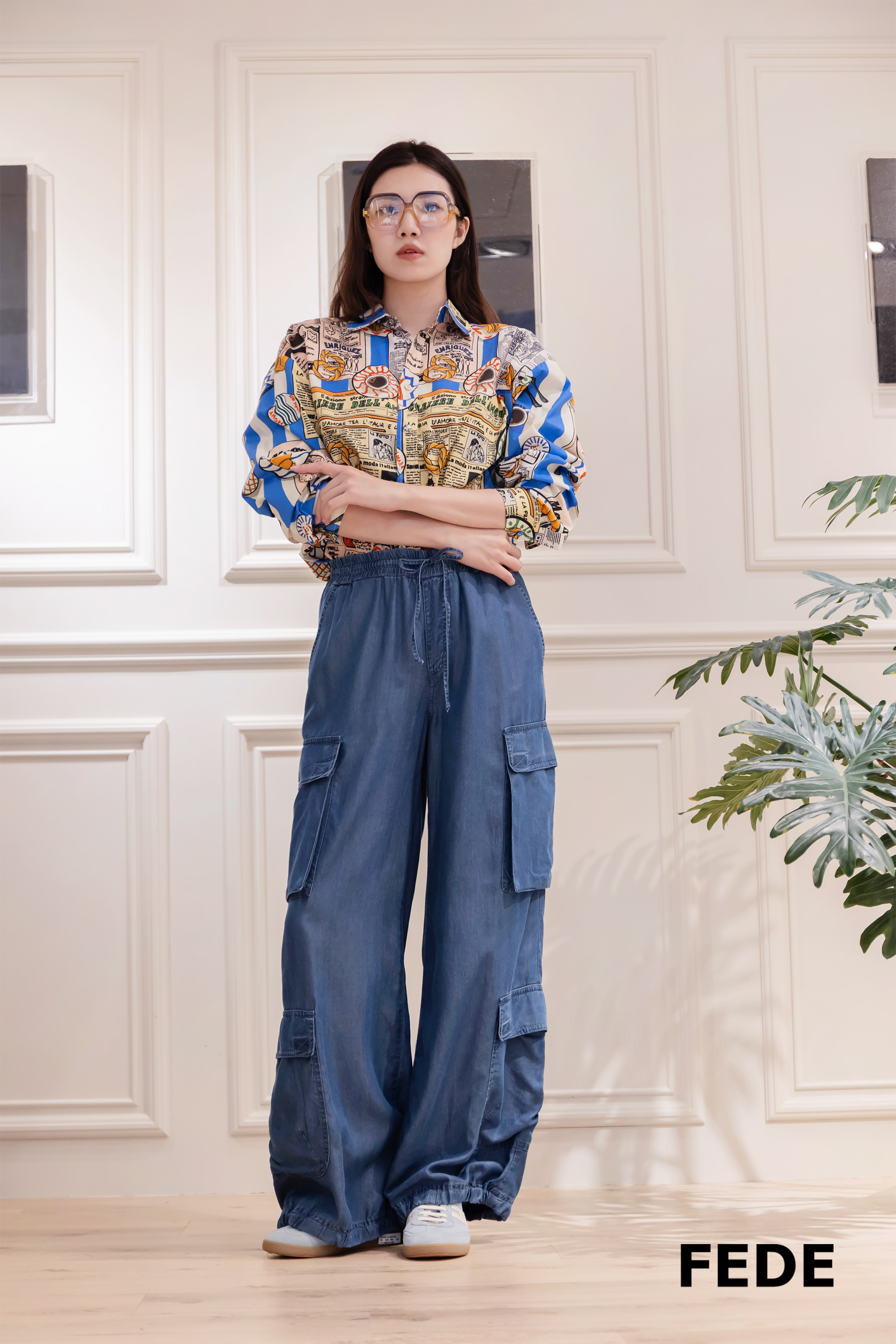 Alessandro enriquez  條紋長袖趣味襯衫