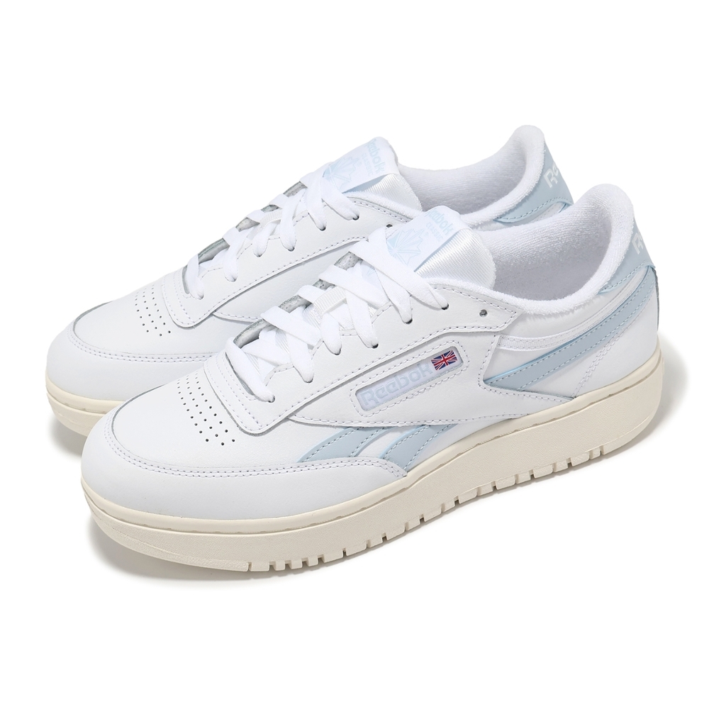 【下殺↘ $990】Reebok 休閒鞋 Club C Double Revenge 天藍 奶油底 厚底 男 100033102