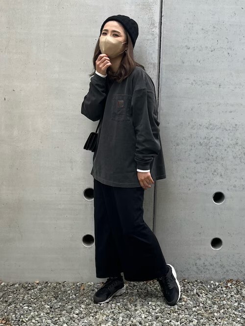 【OWN】JAVA 水洗 口袋 薄款 長袖 上衣 日本 限定 不分男女 Oversize 落肩 日系 韓系 刷白 灰