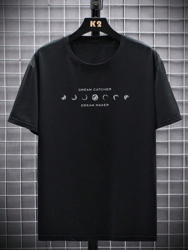 KADMAX大尺碼-大碼男質感月亮短袖TEE〈KSMS2761〉