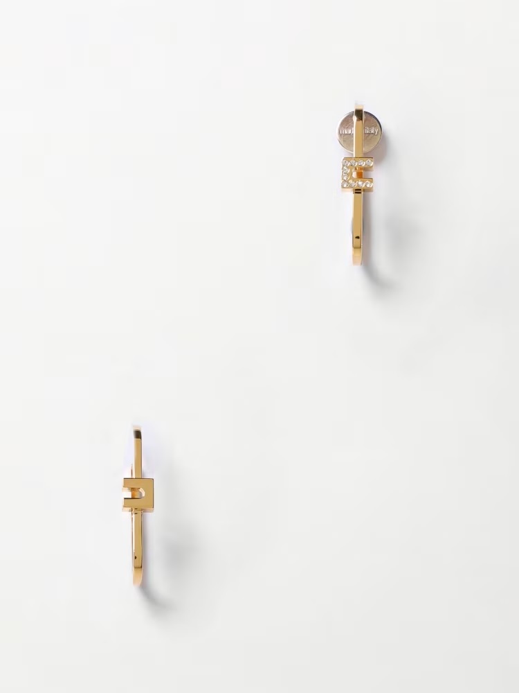 ‍‍Elisabetta Franchi  LOGO造型耳環